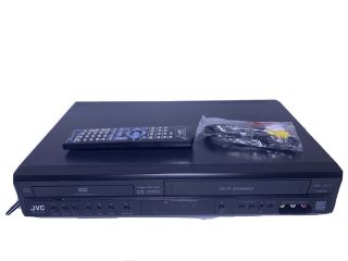 Jvc Hr - Xvc16 Hi - Fi Vcr Vhs Recorder/dvd Player Combo With Remote And Cables