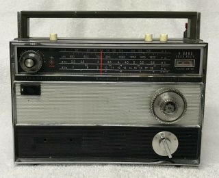Vintage 1960s Sony Model Tfm1000wb Fm / Am / 2 Sw 4 Bands 13 Transistor Radio