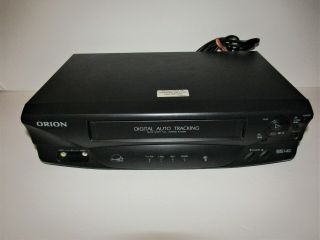 Orion VR0212A Digital Auto Tracking VCR VHS Player Recorder with Remote & Movie 2