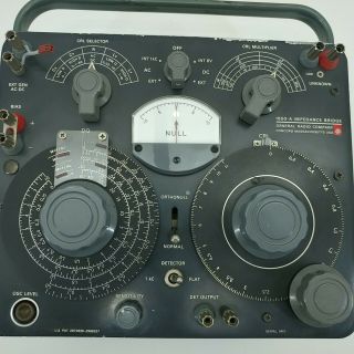 General Radio CO Impedance Bridge Model 1650 - A - 2