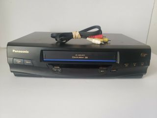 Vtg Panasonic Pv - V4020 Vcr Vhs Player Hifi Video Cassette Recorder 4head