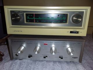 Vintage Lafayette Solid State Stereo Amplifier108 & Lafayette Am/fm Tuner