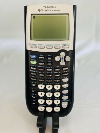 Texas Instruments Ti - 84 Plus Graphing Calculator Black With Batteries