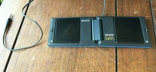 Vtg Sony Walkman Sqair Blue Folding Speakers Ss - Wm20