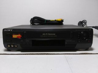Sony Slv - N50 Vhs Vcr Player Recorder No Remote Great