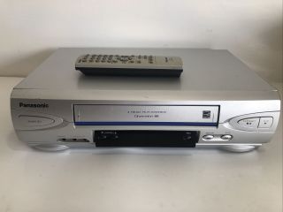 Panasonic Pv - V4524s Vcr Vhs Video Cassette Tape Player W/ Remote