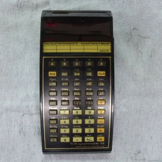 Texas Instruments Ti 59 Programable Calculator With Master Chip And Code Overlay