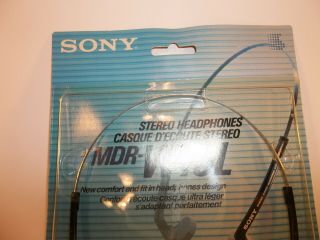 Vintage Old Stock Sony Dynamic Stereo Headphones MDR - W10L 3