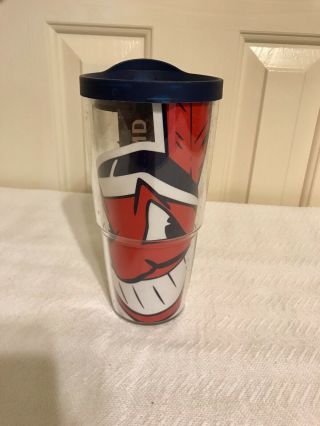 Tervis 24oz Cleveland Indians Baseball Tumbler With Lid Chief Wahoo
