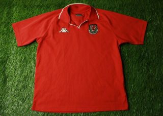 Wales National Team 2003/2004 Football Shirt Jersey Training Kappa