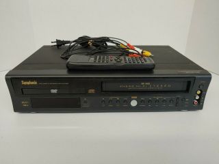 Symphonic Dvd Vcr Vhs Combo Player Wf802 With Remote