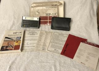 Hewlett Packard Hp 11c Vintage Scientific Calculator Great