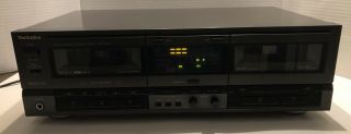 Technics Rs - Tr155 Cassette Tape Deck Dual Recorder And No Remote