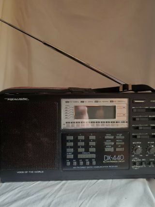 Realistic Dx - 440 Communications Receiver Am/fm/lw/sw/mw Amateur Radio
