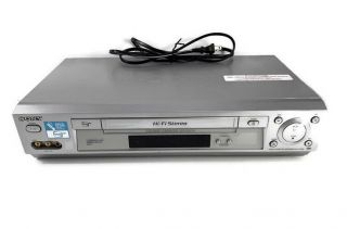 Sony Slv - N700 Hi - Fi 4 Head Stereo Vhs Vcr Player Silver With Remote