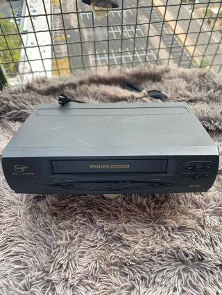 Philips Magnavox Vrx360at22 Vcr Plus 4 Head Vhs Player Recorder