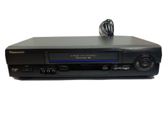 Panasonic Vcr Pv - V4601 4 Head Hi - Fi Stereo Omnivision Vhs Recorder
