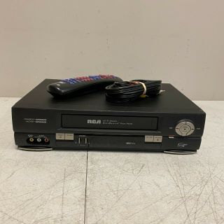 Rca Vr646hf Vcr Vhs Player/recorder W/remote & Cables