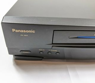 Panasonic PV - V4611Hi - Fi VHS VCR Player With Universal Remote And AV Cables 2