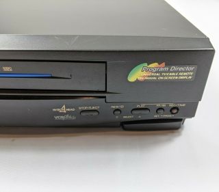 Panasonic PV - V4611Hi - Fi VHS VCR Player With Universal Remote And AV Cables 3