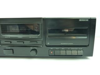KENWOOD KX - W1060 Dual Cassette Deck Dolby NR Dubbing 3