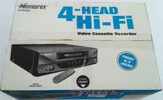 Memorex Mvr4052 Vcr Vhs Player Recorder 4 - Head Hi - Fi Stereo