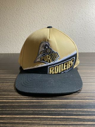 Purdue Boilermakers Top Of The World Adjustable Snapback Black/gold Retro Hat
