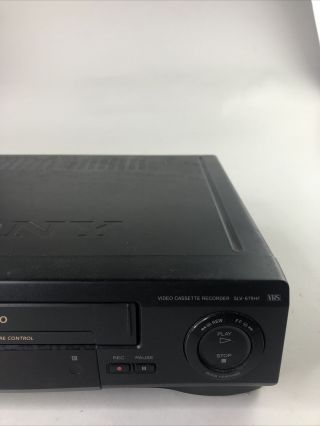 Sony Video Cassette Player Recorder VCR VHS SLV - 679HF No Remote 3