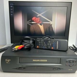 Philips Magnavox VRX242AT23 4 - Head VCR Video Cassette Recorder VHS w/Remote 2