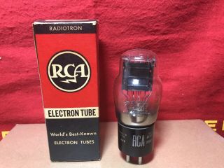 Rca Type 45 Vacuum Tube Nos/nib Black Plate [] Getter @ 100,