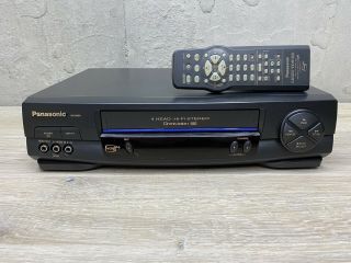 Panasonic Pv - 9451 Vhs Player 4 - Head Hifi Video Cassette Recorder W/ Remote