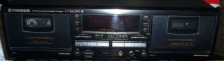 Pioneer Ct - W604rs Hxpro Dolby B - C - S Double Deck Cassette Player/recorder