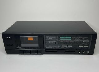 Teac V - 380c Stereo Cassette Tape Deck - Cleaned - -