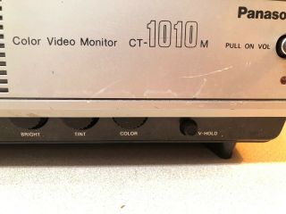 Panasonic Model CT - 1010M Color Video Monitor 3