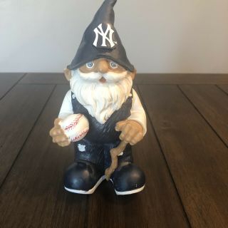 Mlb York Yankees 11 " Team Gnome Garden Figurine Baseball Collectible