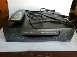 Zenith Vrb410 4 Head Hi - Fi Vcr Vhs Player Recorder With Remote