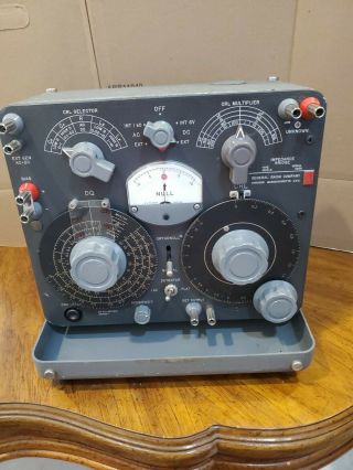 General Radio Co Impedance Bridge Model 1650 - A