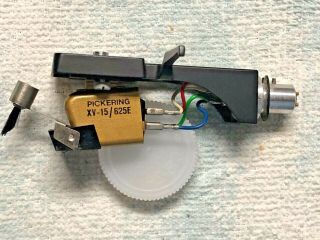 Pickering Xv - 15/625e Cartridge W/ev Pm 4052de Stylus,  Headshell