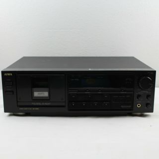 Aiwa Ad - F800u 3 Head Stereo Cassette Deck Read Desc