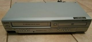 Sanyo DVW - 7200 DVD VCR Combo VHS Player Recorder Hi - Fi Stereo No Remote 2
