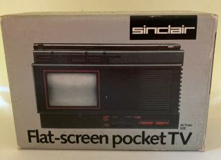 Vintage Sinclair Flat Screen Portable Tv