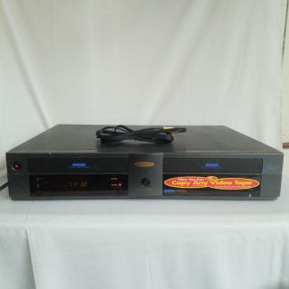 Govideo Ddv9100 Dual Deck Vcr Video Cassette Recorder Vhs Player