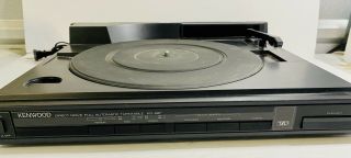 Kenwood Kd - 66f Direct Drive Full Automatic Turntable Record Player
