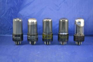 (10) Various Brands Strong Testing 6v6 Audio Vacuum Tubes