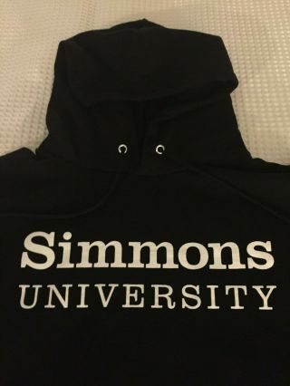 Simmons University Sharks Hoodie (xl) By Champion Pre - Owned