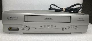 Emerson Ewv404 Vcr 4 Head Hifi Vhs Video Cassette Recorder Player -