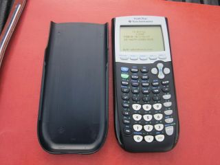 Texas Instruments Ti 84 Plus Graphing Calculator Ti - 84 Plus W/cover -