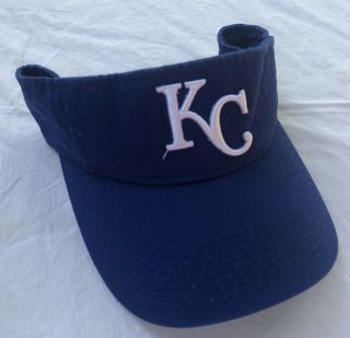 Kansas City Royals Mlb Oc Sports Blue Golf Sun Visor Hat Cap Adult Adjustable