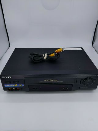 Sony Vhs/vcr Player/recorder Slv - N51