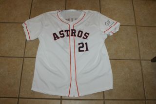 Mens Houston Astros Zack Greinke Giveaway Jersey Size Xl